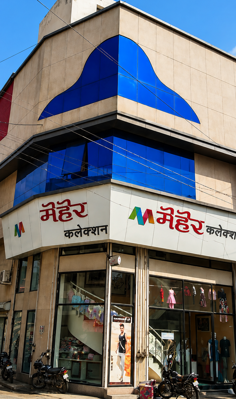 Inside the Meher Collection store